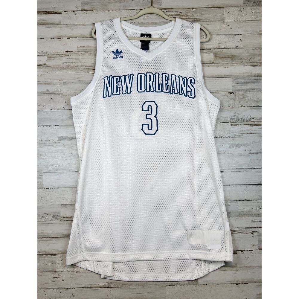 Chris Paul New Orleans Hornets #3 Adidas Swingman Jersey White Mens XL NWT
